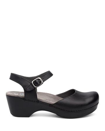 Sandales Dansko Sam Soft Full Grain Femme Noir | FR 625ILH